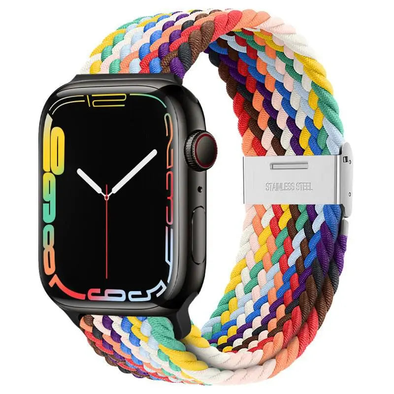Nylon Braided Loop Band For Apple Watch - Pinnacle Luxuries
