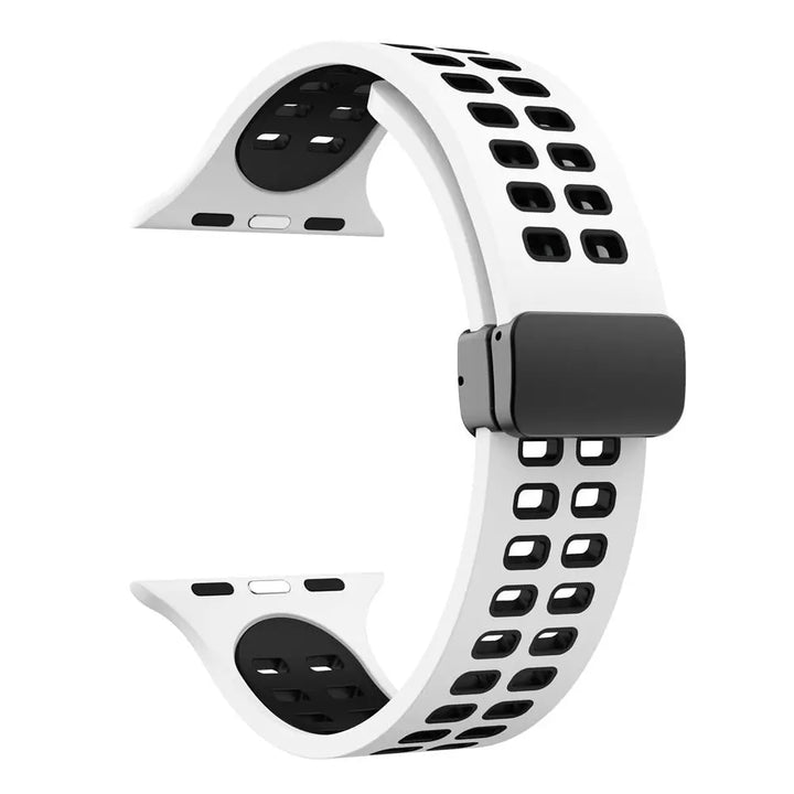 MagSport Silicone Band: Magnetic Metal Buckle Sport Band for Apple Watch - Avontic