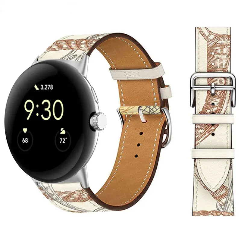 Pinnacle Premium Leather Band For Pixel Watch - Pinnacle Luxuries