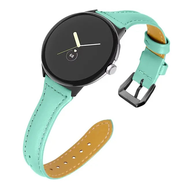 Pinnacle Slim Modern Leather Loop Band For Pixel Watch - Pinnacle Luxuries