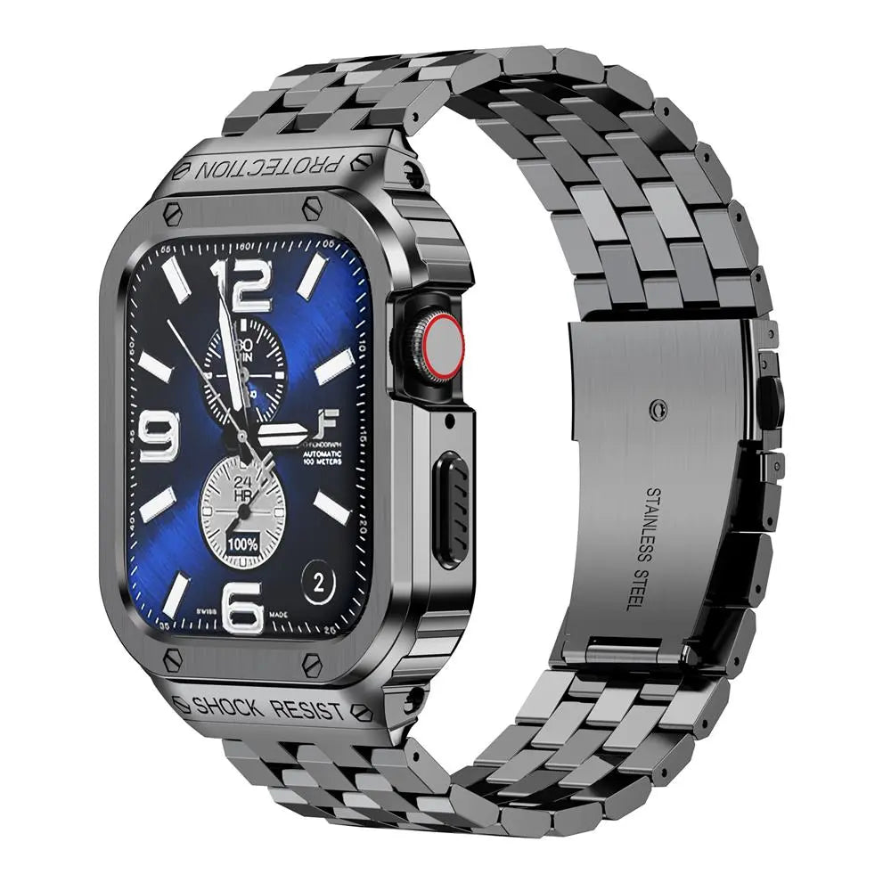 Avontic Stainless Steel Band Case Combo For Apple Watch Ultra 49mm - Avontic