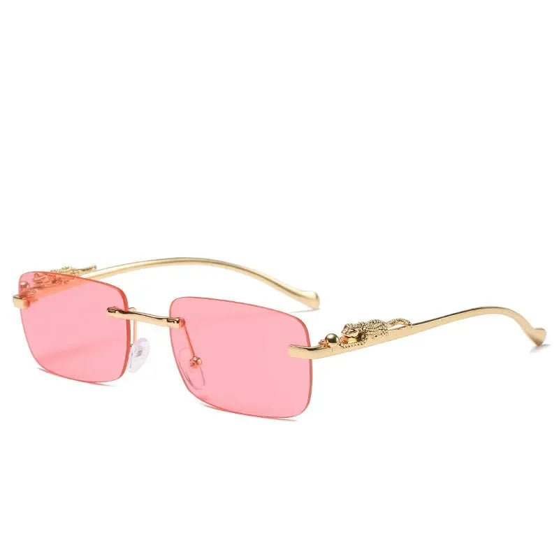 Vintage Steam Punk Rimless Sunglasses - Pinnacle Luxuries