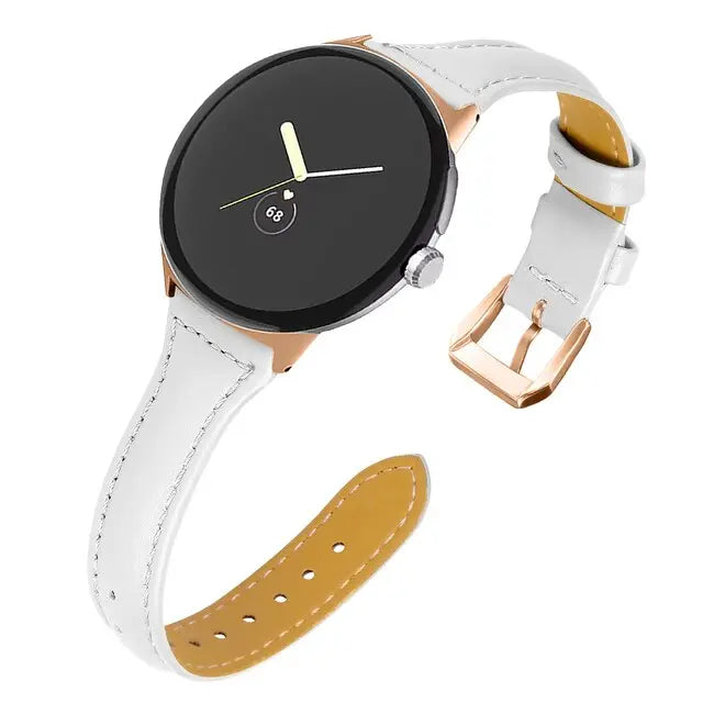 Pinnacle Slim Modern Leather Loop Band For Pixel Watch - Pinnacle Luxuries