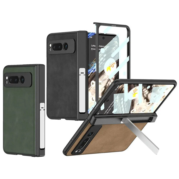 ProGuard Matte Leather Case For Pixel Fold Phone Avontic