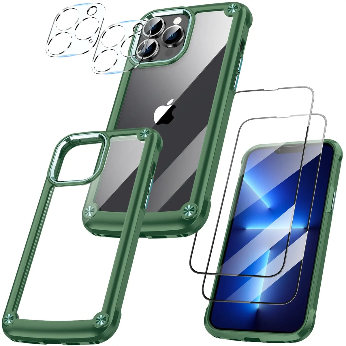 Avontic 5-in-1 Case Protection For iPhone 13 12 11 Pro Max XR - Avontic