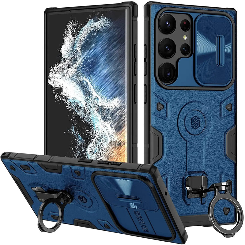 Avontic Premium Kickstand Camera Shield Case For Samsung Galaxy S23 - Avontic