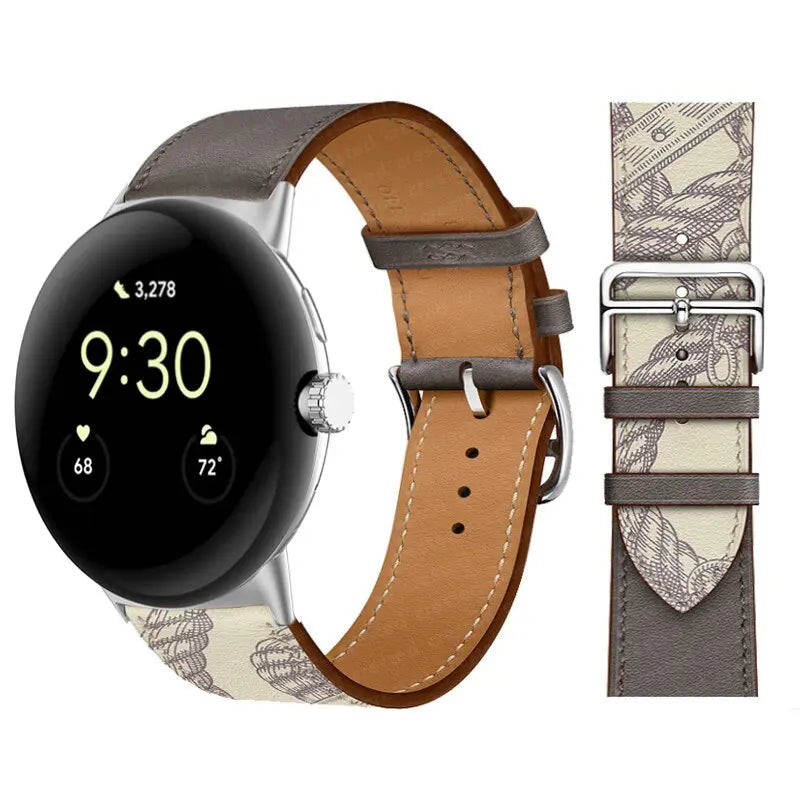 Pinnacle Premium Leather Band For Pixel Watch - Pinnacle Luxuries