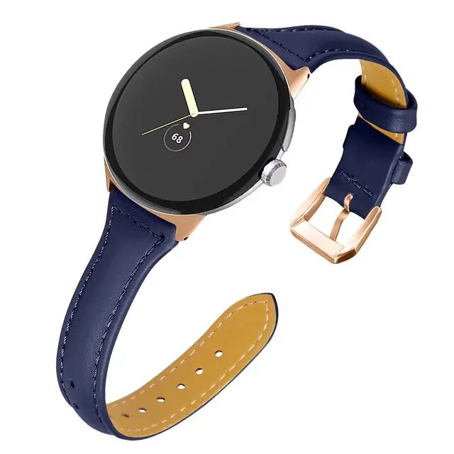 Avontic Slim Modern Leather Loop Band For Pixel Watch - Avontic