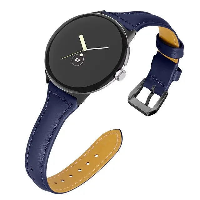 Pinnacle Slim Modern Leather Loop Band For Pixel Watch - Pinnacle Luxuries