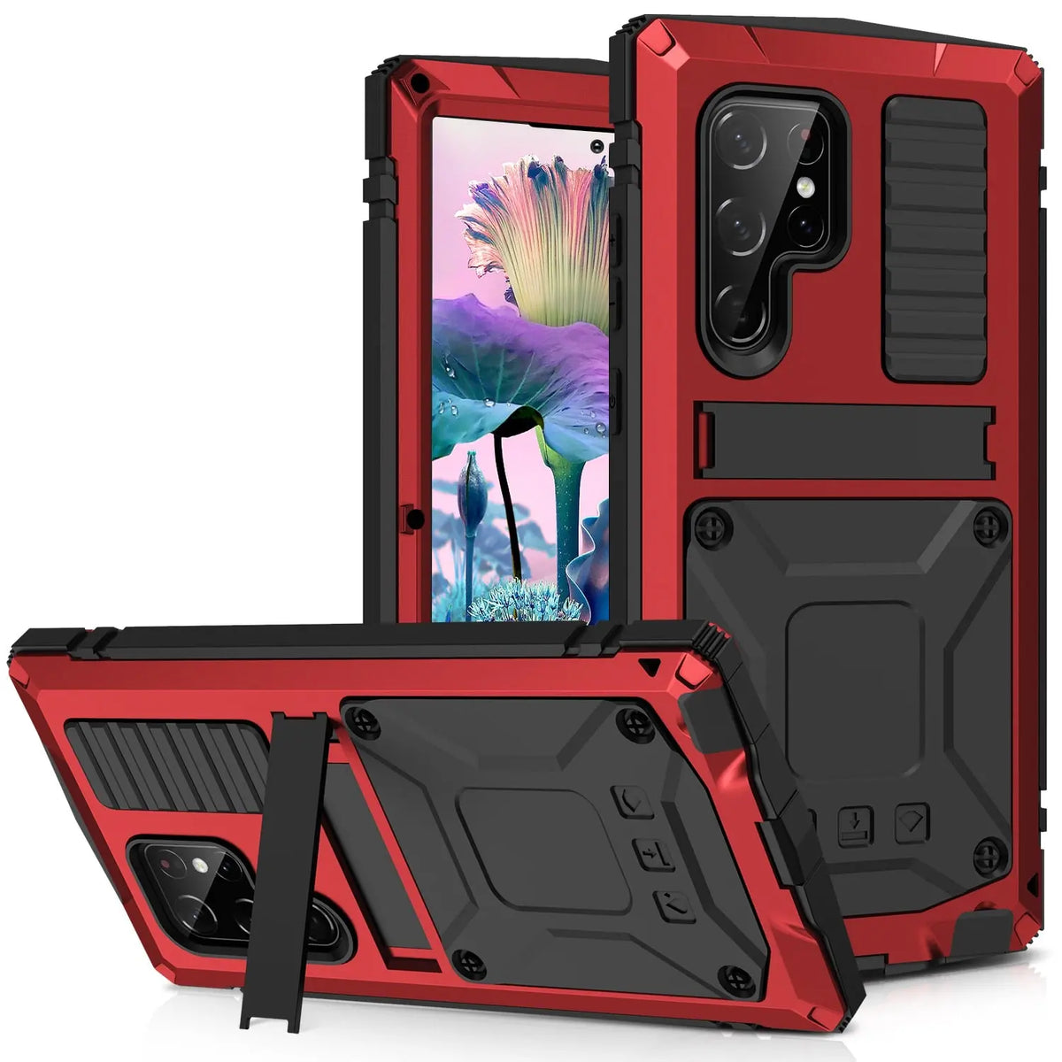 Heavy Duty Military Grade Metal 360° Total Protection For Samsung S23 Ultra - Avontic