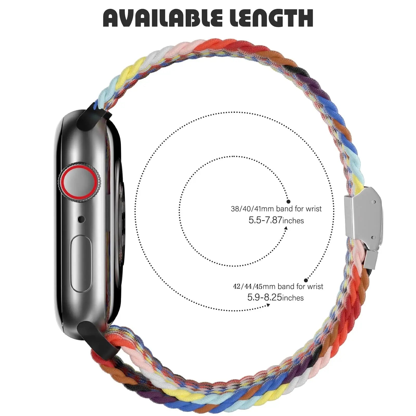 Nylon Braided Loop Band For Apple Watch - Pinnacle Luxuries