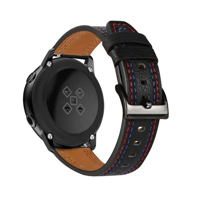 Pinnacle Premium Genuine Leather Smartwatch Band 20mm 22mm - Pinnacle Luxuries