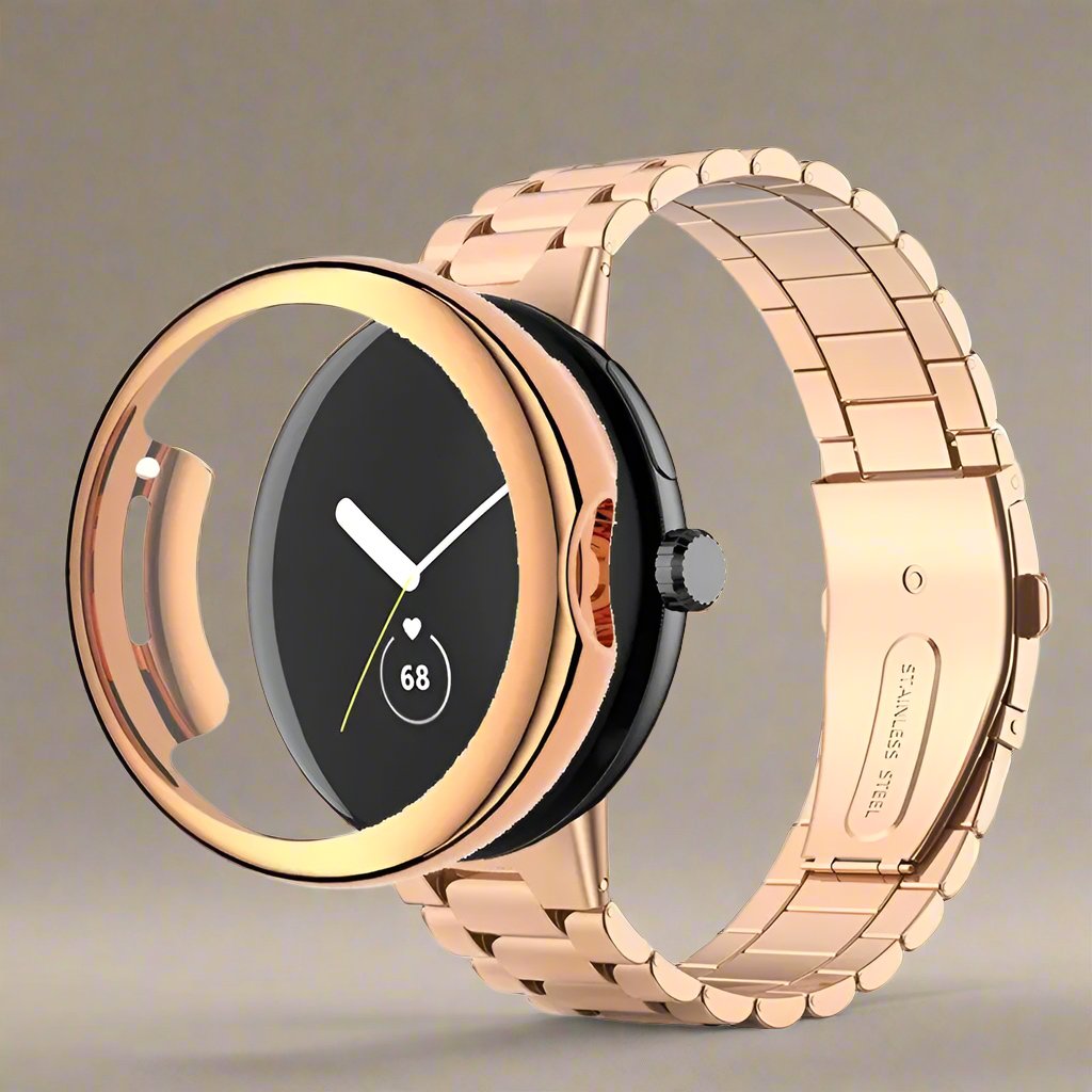 Pinnacle Premium Stainless Steel Band And Case For Google Pixel Watch - Pinnacle Luxuries