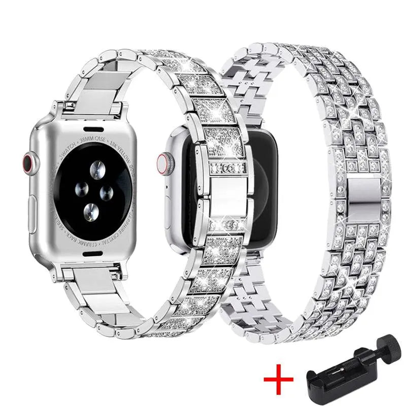 Diva Collection Pair Of Bands For Apple Watch Series 7 - Avontic
