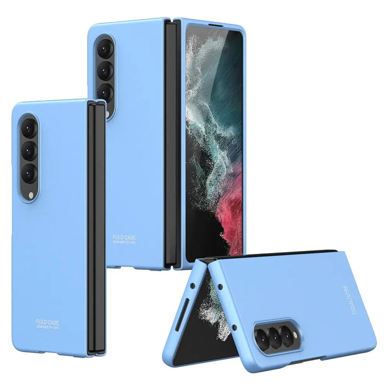 Light Luxury Business Case for Samsung Galaxy Z Fold 4 Ultra Thin Foldable All-inclusive Protection Cell Phone Cover - Avontic