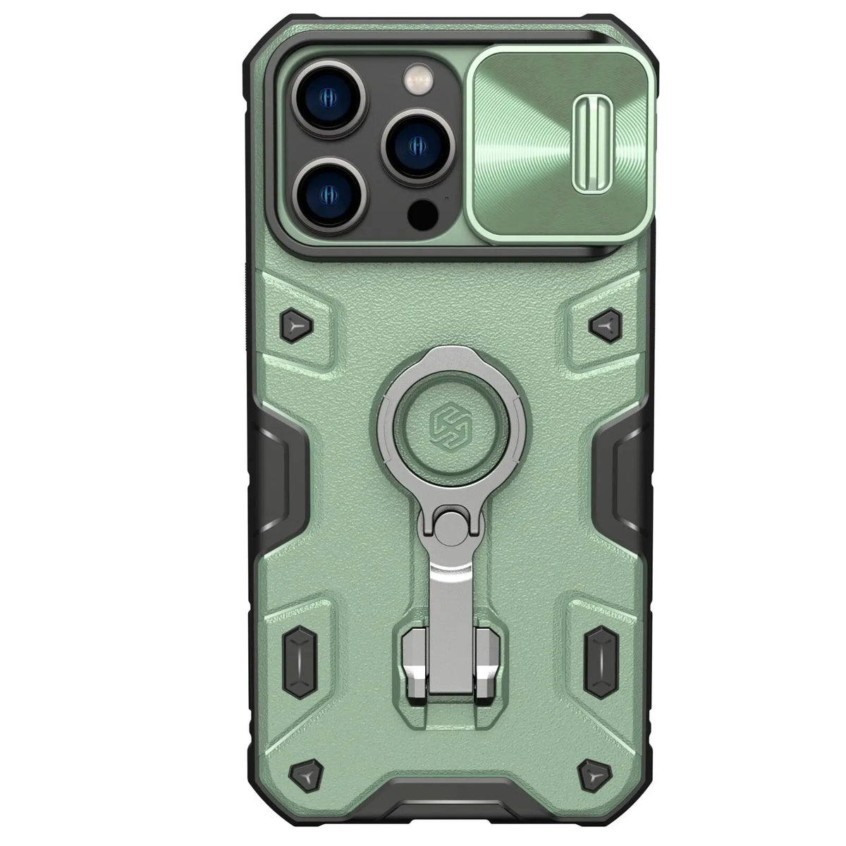 Cam Shield 360 Armor Kickstand Case For iPhone 14 - Avontic