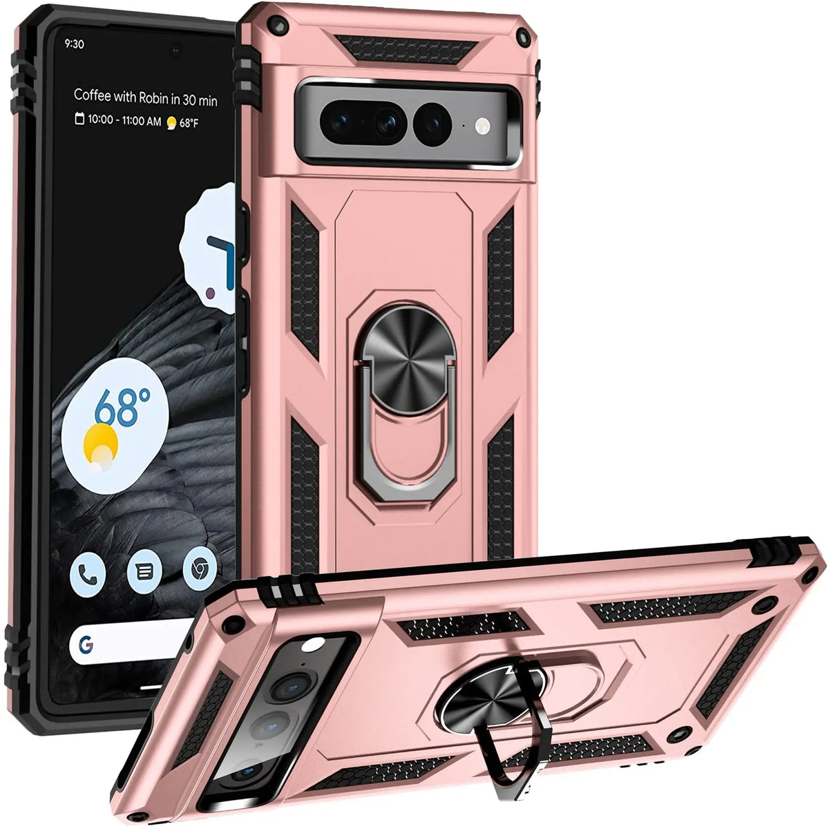 Premium Ring Kickstand Case For Google Pixel 7 Pro - Avontic