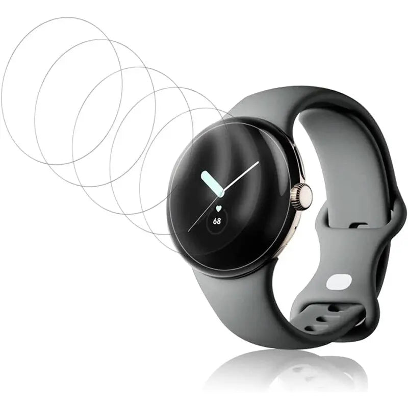 Screen Protector Clear Full Protective Film for Google Pixel Watch Smart Watch smartwatch Protectors Guard Not Glass - Avontic