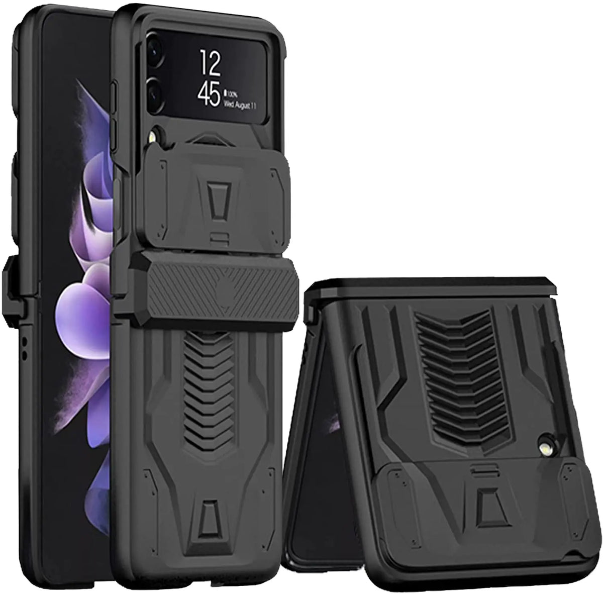 Stealth Rhino Armor Case For Samsung Galaxy Z Flip 3 Flip 4 - Avontic