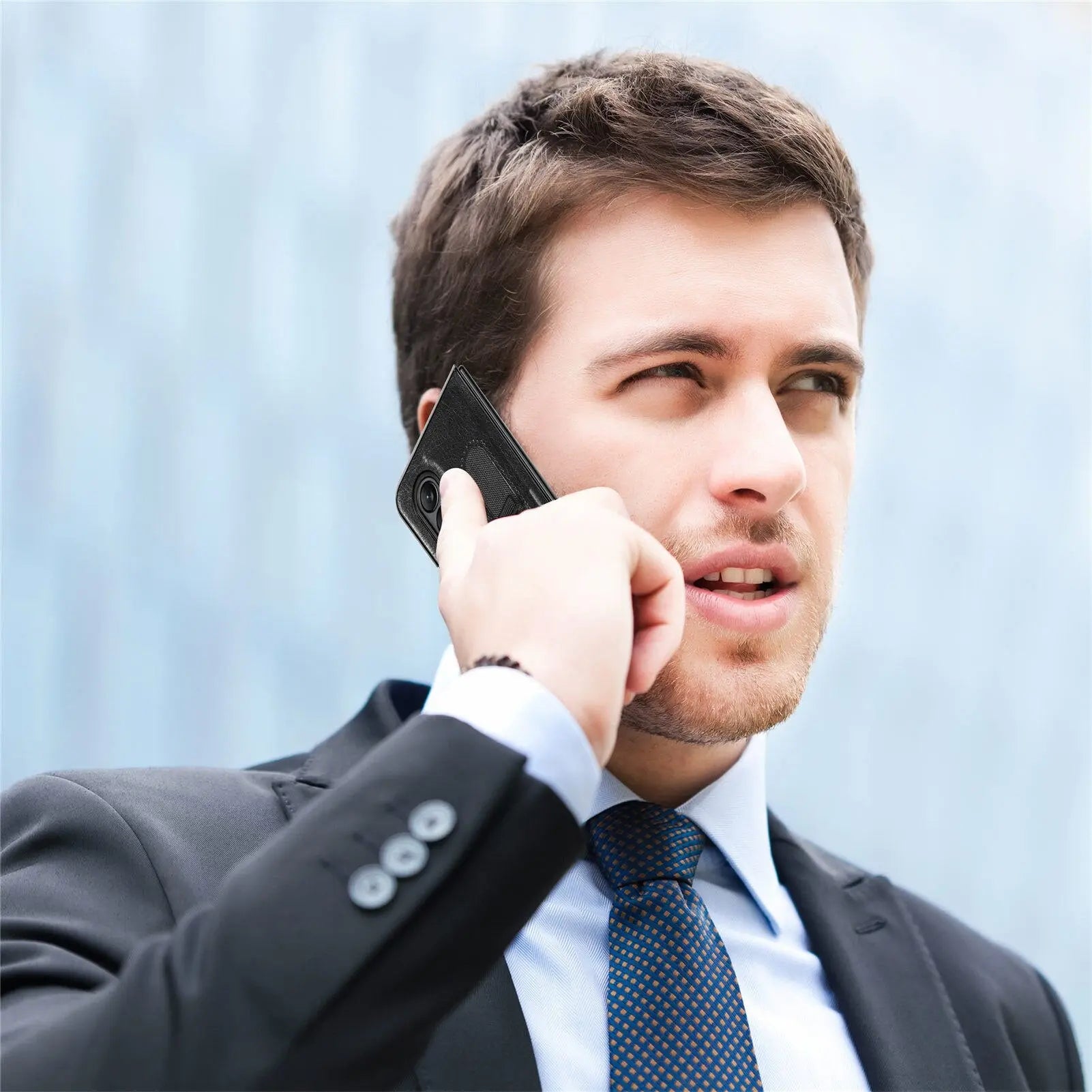 Classic Leather Business Executive Case For Samsung Galaxy Z Fold 4 - Pinnacle Luxuries