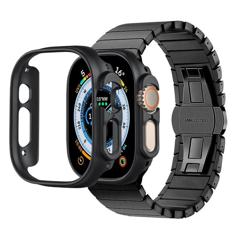 Avontic Armor Bumper Case Stainless Steel Band For Apple Watch - Avontic