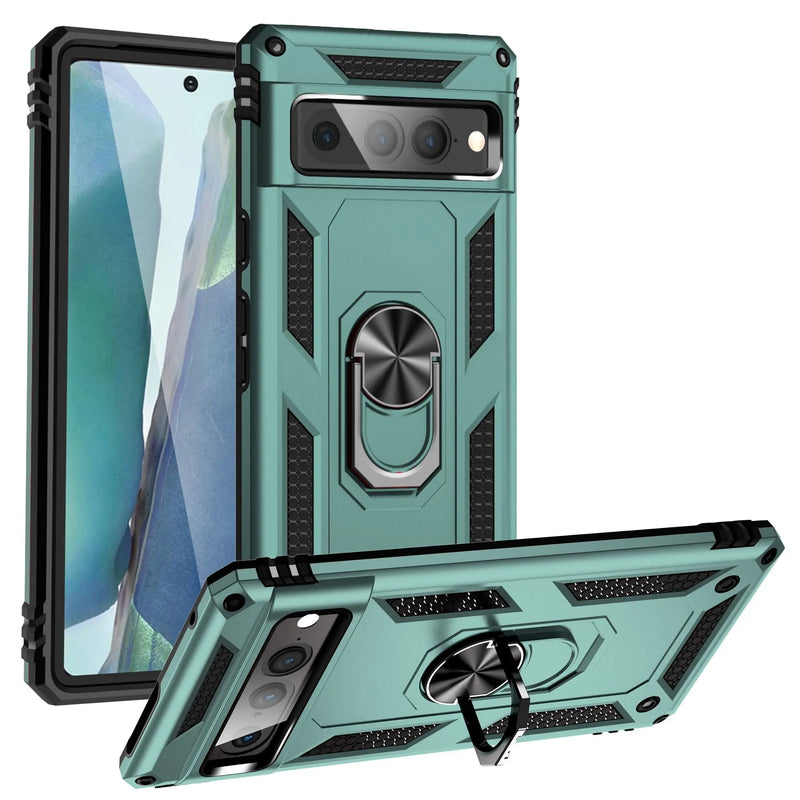 Premium Ring Kickstand Case For Google Pixel 7 Pro - Avontic