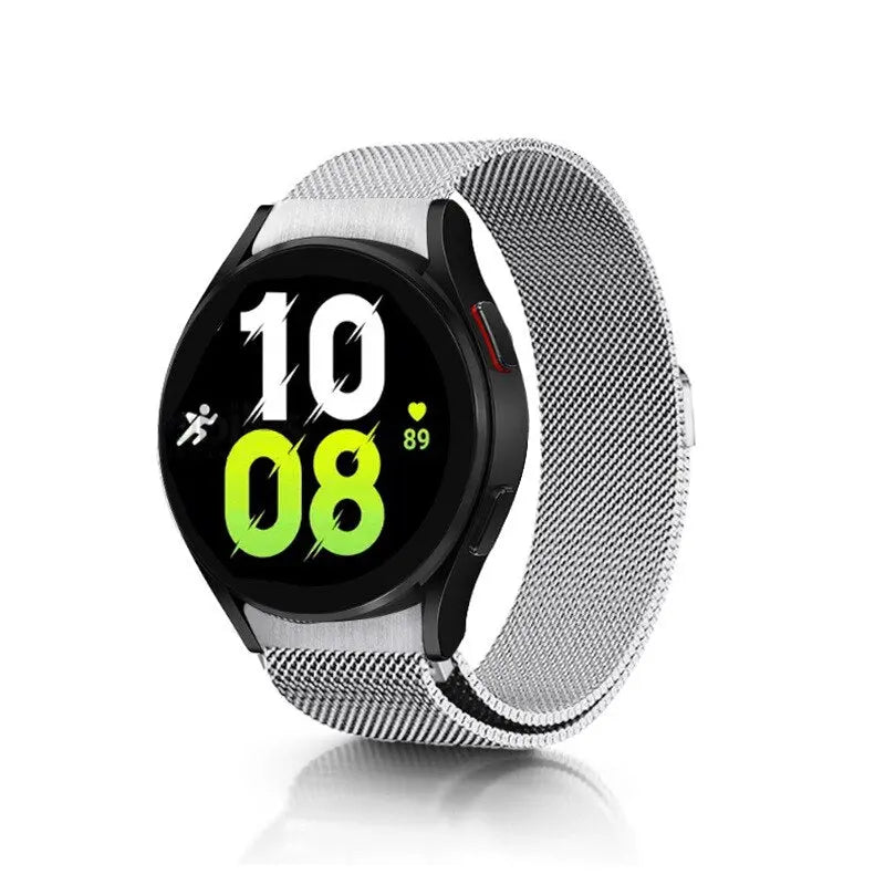 Stainless Steel Mesh Magnetic Loop Band For Samsung Galaxy Watch 4 5 - Pinnacle Luxuries