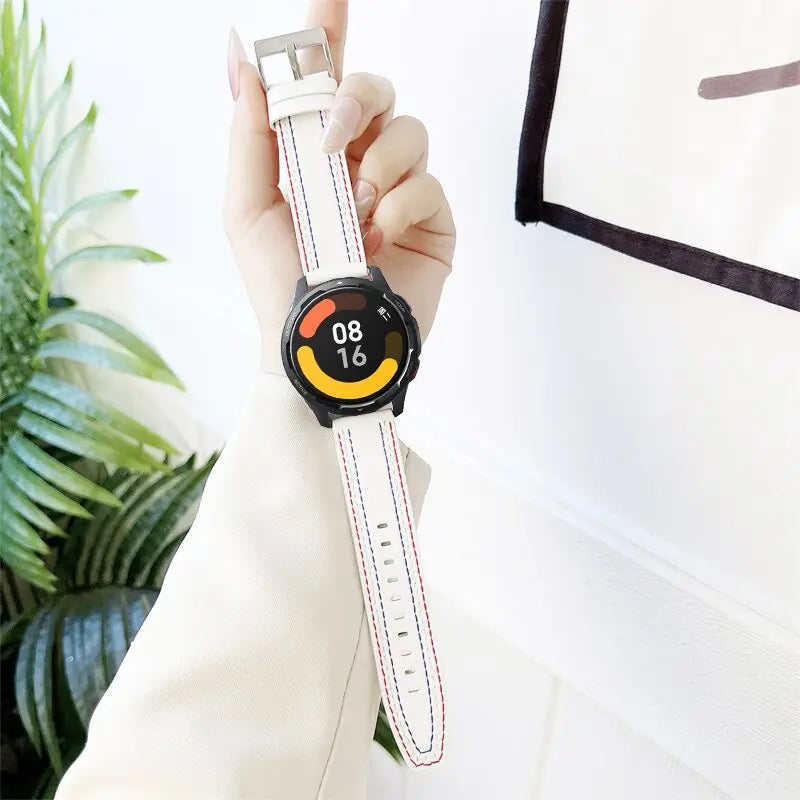 Pinnacle Premium Genuine Leather Smartwatch Band 20mm 22mm - Pinnacle Luxuries