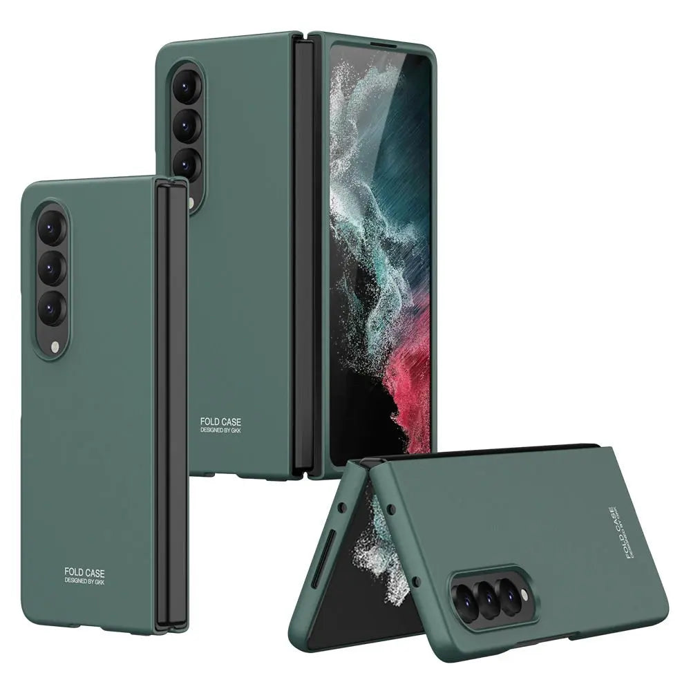 Light Luxury Business Case for Samsung Galaxy Z Fold 4 Ultra Thin Foldable All-inclusive Protection Cell Phone Cover - Pinnacle Luxuries