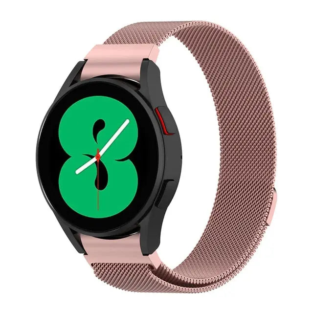 Stainless Steel Mesh Magnetic Loop Band For Samsung Galaxy Watch 4 5 - Pinnacle Luxuries