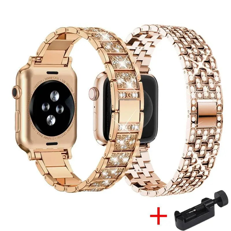 Diva Collection Pair Of Bands For Apple Watch Series 7 - Avontic