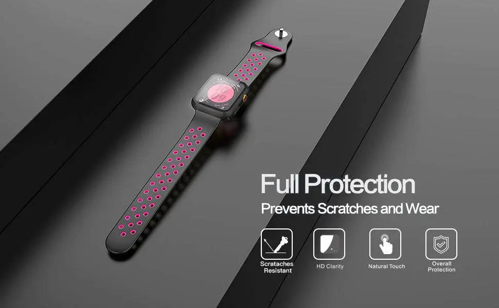 Custom Special Tempered Glass Watch Case For Apple Watch Series 1/2/3/4/5/6 - Pinnacle Luxuries