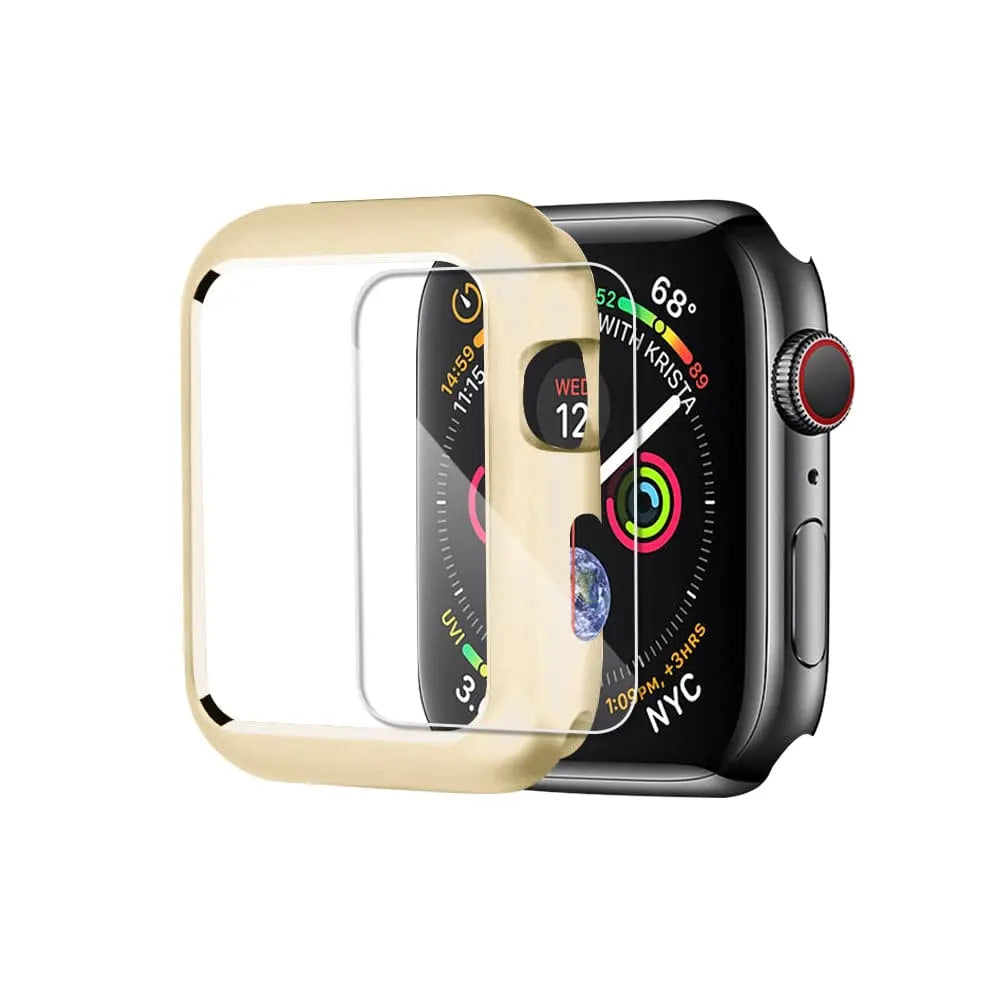 Ultimate Gold Edition Steel Apple Watch Case & Screen Protector - Avontic