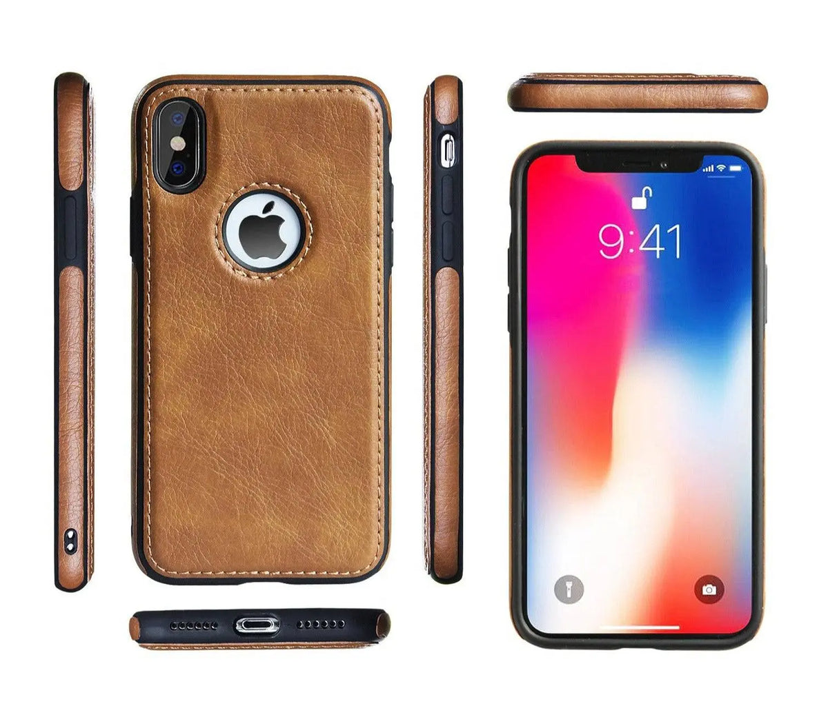 Avontic Custom Vintage Leather Apple iPhone Case - Avontic
