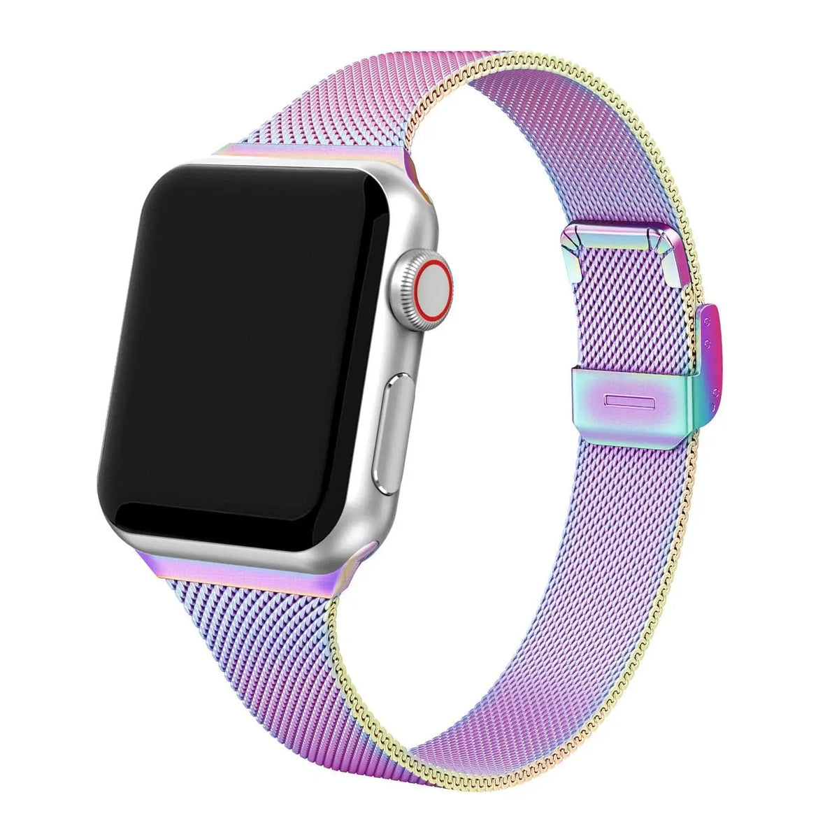 Premium Thin Stainless Steel Mesh Band For Apple Watch Series 7 41mm 45mm - Avontic