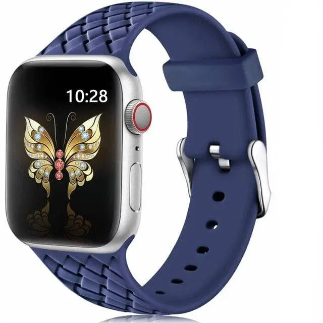 Apple Watch Series 5 Custom Woven Watch Band - Pinnacle Luxuries
