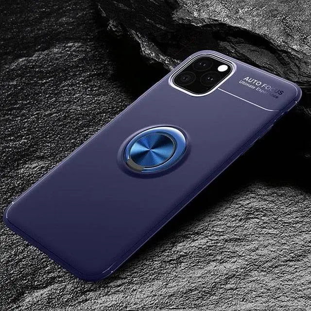 Magnetic Ring Anti-Shock Phone Case For iPhone 11 - Pinnacle Luxuries