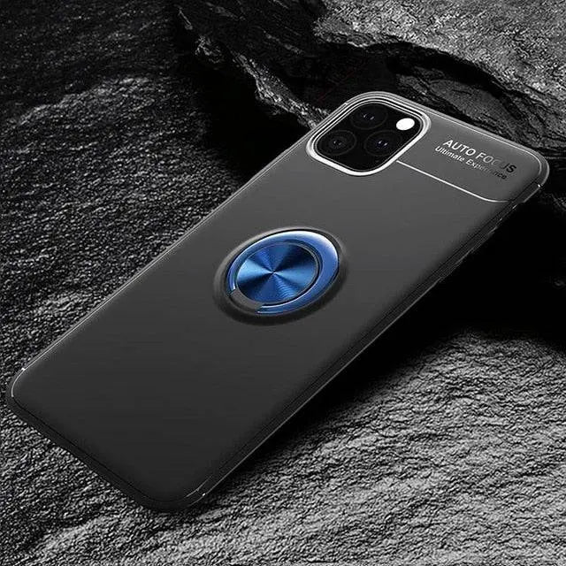Magnetic Ring Anti-Shock Phone Case For iPhone 11 - Pinnacle Luxuries