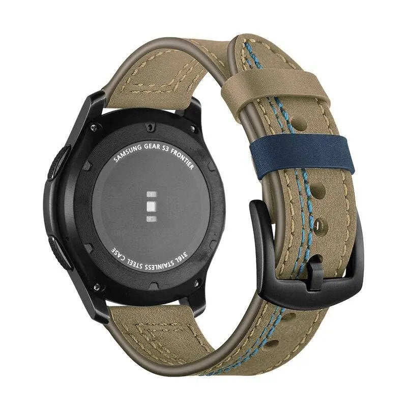 Genuine Leather Band For Samsung Galaxy Watch - Pinnacle Luxuries