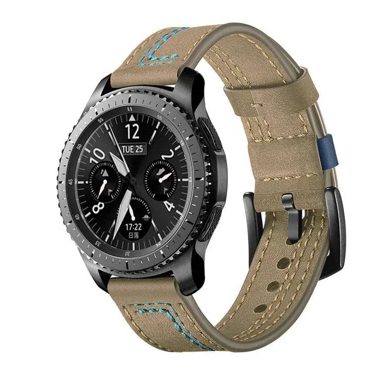 Genuine Leather Band For Samsung Galaxy Watch - Pinnacle Luxuries