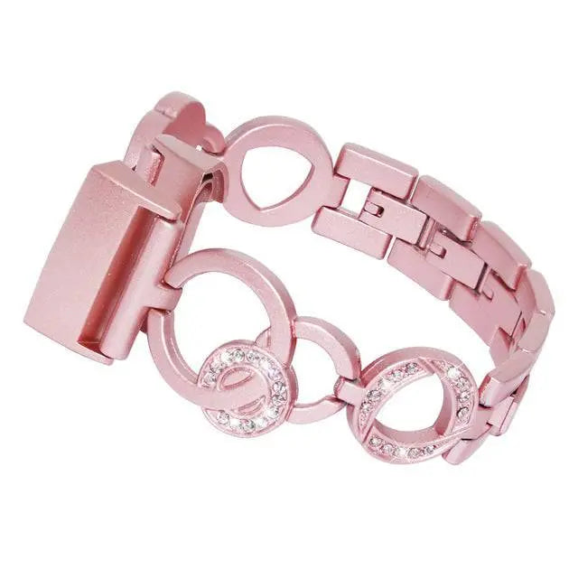 Fitbit Charge 3 & 4 Diamond Princess Stainless Steel Band - Pinnacle Luxuries