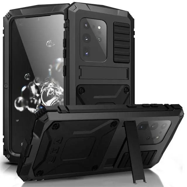 360 Full Metal Aluminum Armor Case For Samsung Galaxy S20 Plus S20 Ultra - Avontic