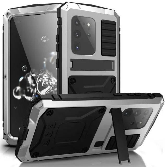 360 Full Metal Aluminum Armor Case For Samsung Galaxy S20 Plus S20 Ultra - Avontic