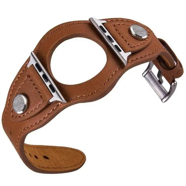 Premium Custom Genuine Cowhide Leather Apple Watch Band - Avontic