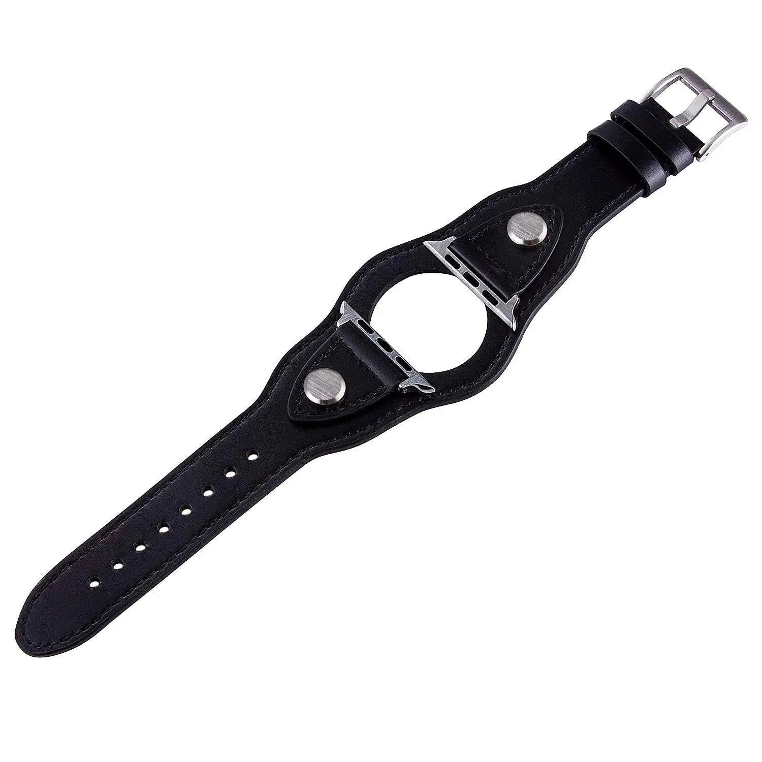 Premium Custom Genuine Cowhide Leather Apple Watch Band - Pinnacle Luxuries