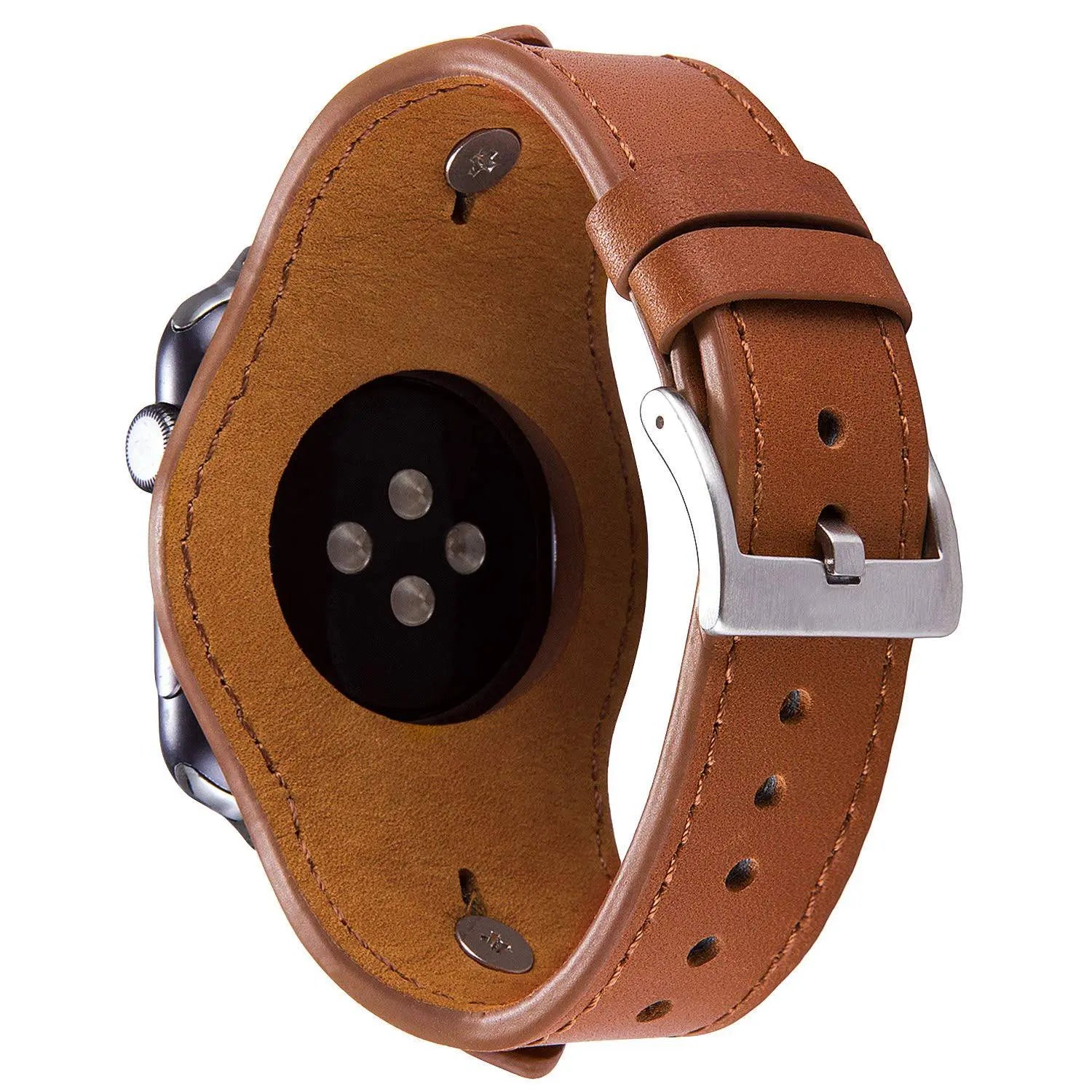 Premium Custom Genuine Cowhide Leather Apple Watch Band - Pinnacle Luxuries