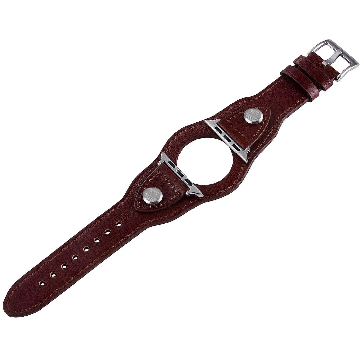 Premium Custom Genuine Cowhide Leather Apple Watch Band - Pinnacle Luxuries