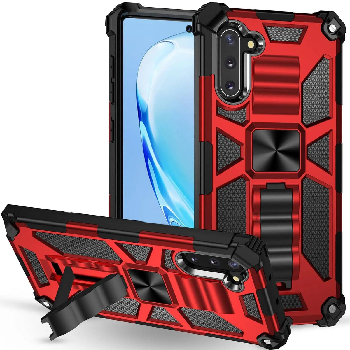 Military Armor Grade Shockproof Magnetic Ring Case For Samsung Galaxy S20 S20 Plus S20 Ultra Note 10 Note 10 Plus S10 S10 Plus - Avontic