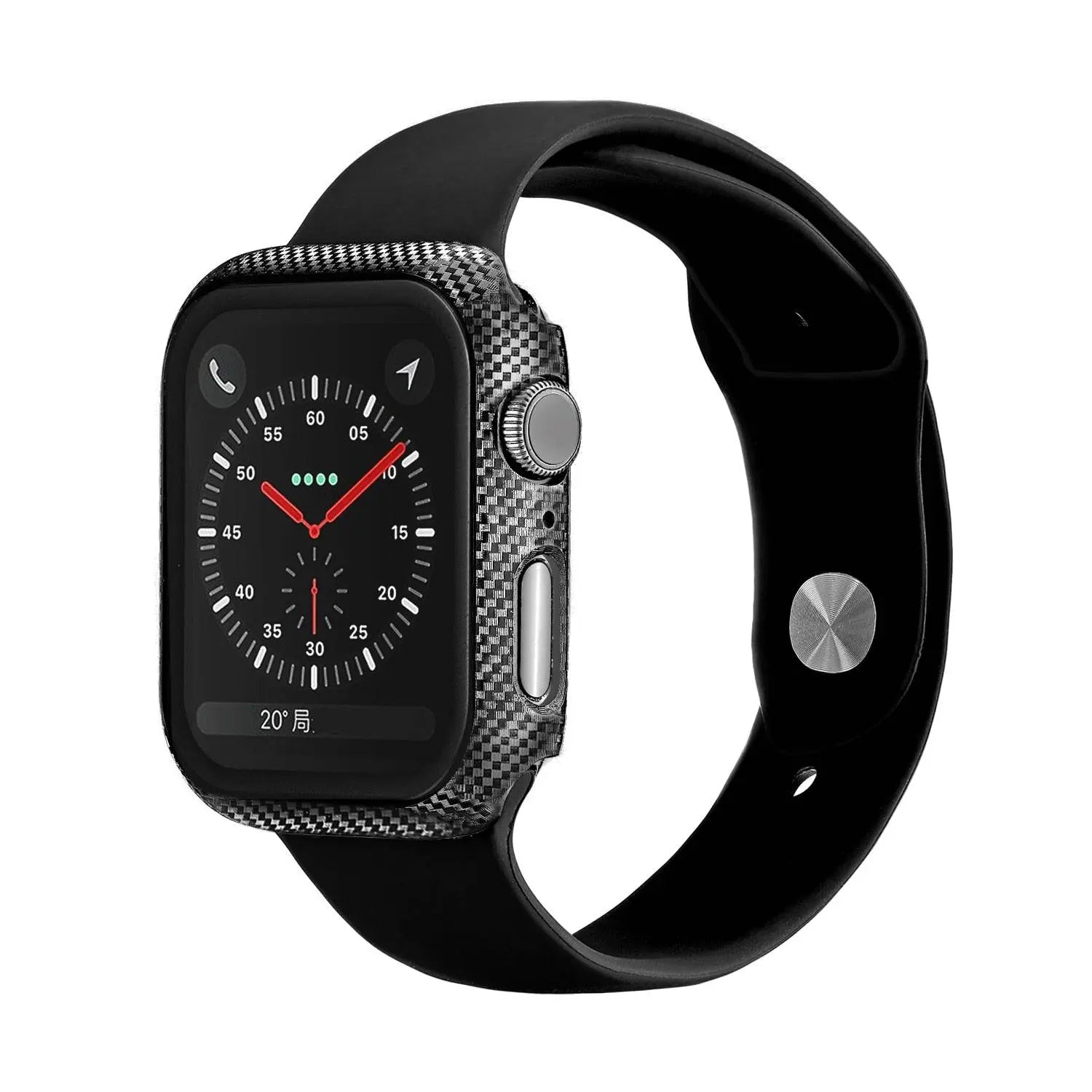 Apple Watch American Spartan Custom Carbon Fiber Screen Protector Case - Pinnacle Luxuries