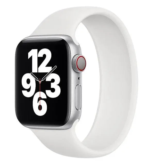 Apple Watch SE Series 1/2/3/4/5/6 Elastic Stretch No Buckle Silicone Loop Band - Avontic